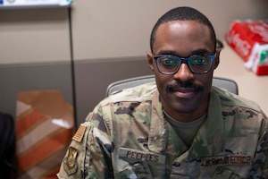 Tech. Sgt. Davin Peeples, the noncommissioned officer in charge of budget integrations at OSI’s headquarters, ensures financial stability and support for over 4,000 personnel across OSI.